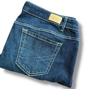 Aeropostale Womens Curvy Skinny Jeans Dark Wash Size 16 Short 36x30